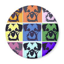 Border Terrier  Fridge Magnets