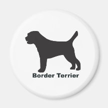 Border Terrier Magnets