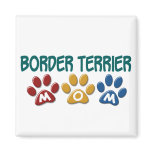 BORDER TERRIER MOM Paw Print 1