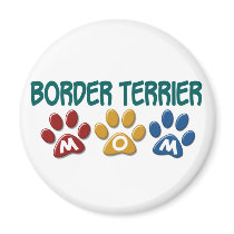 BORDER TERRIER MOM Paw Print 1