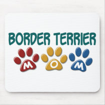 BORDER TERRIER MOM Paw Print 1