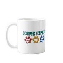 BORDER TERRIER MOM Paw Print 1 Mug