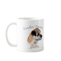 Border Terrier Mum 2 Coffee Mugs