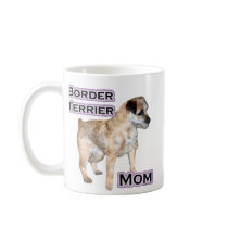 Border Terrier Mum 4 Mugs
