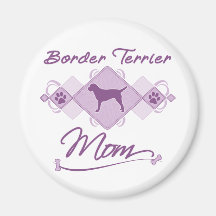 Border Terrier Mum Fridge Magnets