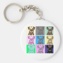 Border Terrier, part II Keychains