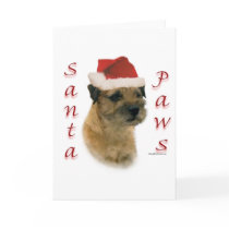 Border Terrier Santa Paws