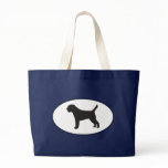 Border Terrier Silhouette Tote Bag