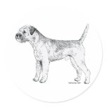 Border Terrier Stickers