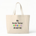 Border Terrier Walks Design bags