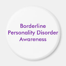 Borderline Personality Disorder Awareness Fridge Magnet