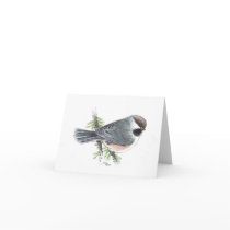 Boreal Chickadee Greeting Card