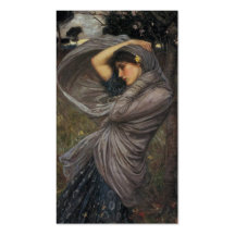 Boreas - John William Waterhouse Business Card