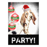 Bored Basset Hound Custom Invitation