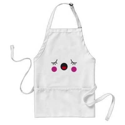 Bored Face Apron by kawaiiumis