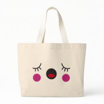 Bored Face Tote Bags
