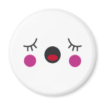 Bored Face Refrigerator Magnet