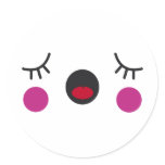 Bored Face Sticker