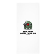 Borg (Retro Avatar Game Face) Custom Rack Card