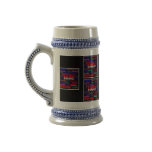 'boring' art deco mug flask