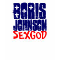 Boris Johnson SEXGOD Ladies Fitted Top t-shirts