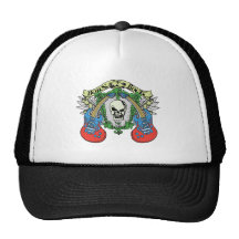 Born 2 Rock Skull Hats