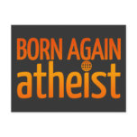Born Again Atheist Post Card