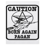 Born Again Pagan #002 flyers