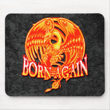 Born Again Phoenix Mouse Pads