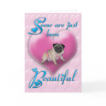 Born Beautiful Valentines day card