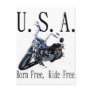 Born Free, Ride Free Post Cards