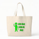 Born Green Gonna Die Green Canvas Bags