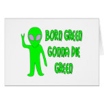 Born Green Gonna Die Green Greeting Card