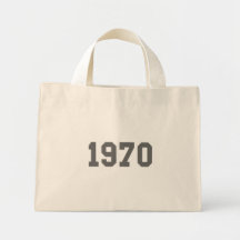Born in 1970 canvas bags