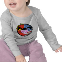 Born in China Loved in the USA Big Girl Shirts