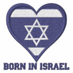 Born in Israel Israeli Flag Heart Sweatshirt