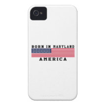 Born In Maryland Case-Mate iPhone 4 Cases