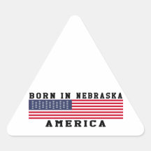 Born In Nebraska Stickers