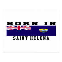 Born In Saint Helena Post Cards