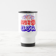 Born in the USA Travel Mugs