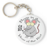Born in the Year of the Rat (Chinese) Key Chain