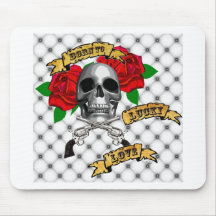 BORN LUCKY LOVE MOUSEPADS