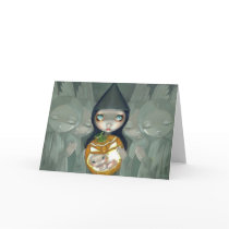 "Born of a Pumpkin" Greeting Card