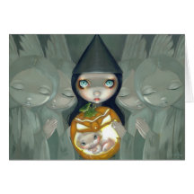 "Born of a Pumpkin" Greeting Card