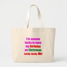 Born On Christmas Bag