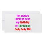 Born On Christmas photo cards