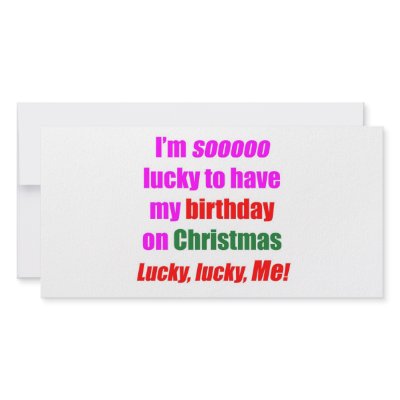 Born On Christmas by thatsabigbirthday4