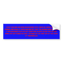 BORN ON DECEMBER 25 BUMPER STICKERS
