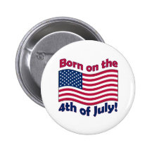 Born on the 4th of July	button