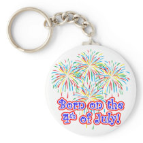 Born on the 4th of July Key Chains